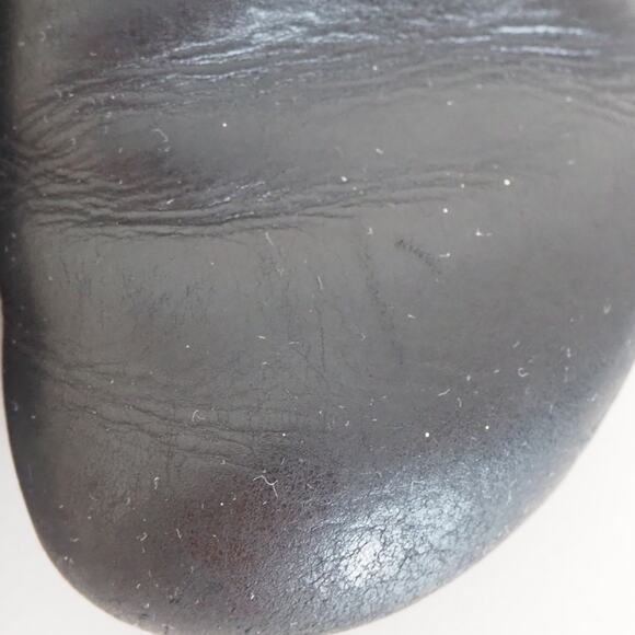 Birkenstock Boston Shoes Women's 38 Size 7- 7.5 Black Leather Soft Footbed Clogs - Picture 10 of 10